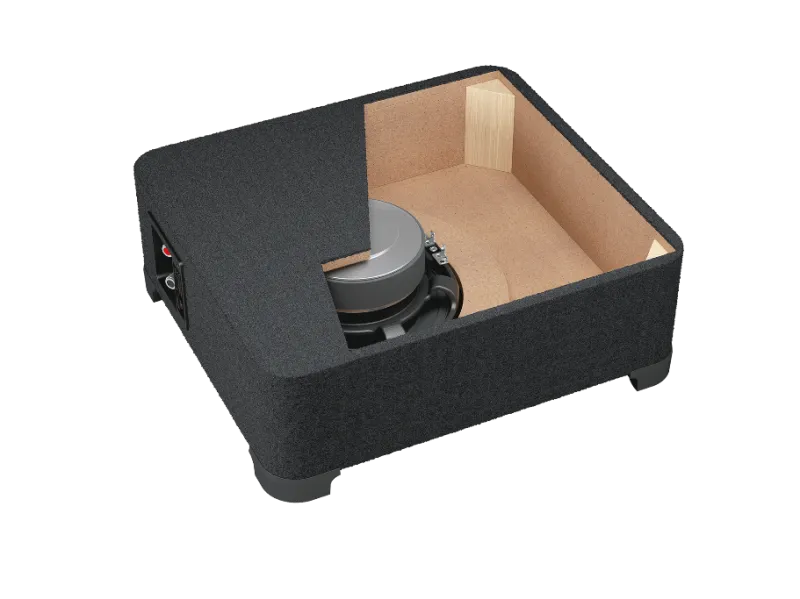 AUDISON Prima Line - 10" 800W 4 + 4 Ohm Passive Loaded Subwoofer Box (Apbx 10 Ds)