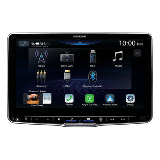 ALPINE Halo9 9” High-Res Audio Receiver With Wireless Apple Carplay / Wireless Android Auto / Hdmi / Usb / Dual Camera / Bluetooth / Hi-Res Audio Wireless // Dab+ - iLX-F509A