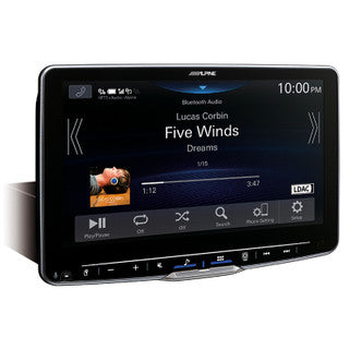 ALPINE Halo9 9” High-Res Audio Receiver With Wireless Apple Carplay / Wireless Android Auto / Hdmi / Usb / Dual Camera / Bluetooth / Hi-Res Audio Wireless // Dab+ - iLX-F509A