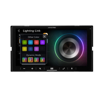 ALPINE 7” Display / Lighting Link / Wireless Apple Carplay / Wireless Android Auto / Flac / Mp3 / Wma / Aac / Bluetooth - iLX-W770A
