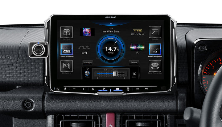 STORE PICK-UP ONLY- ALPINE Jimny 9” Halo Solution Premium Infotainment Solutions For Suzuki Jimny  - JIMNY23-F509A