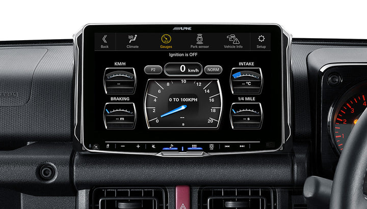 STORE PICK-UP ONLY- ALPINE Jimny 9” Halo Solution Premium Infotainment Solutions For Suzuki Jimny  - JIMNY23-F509A