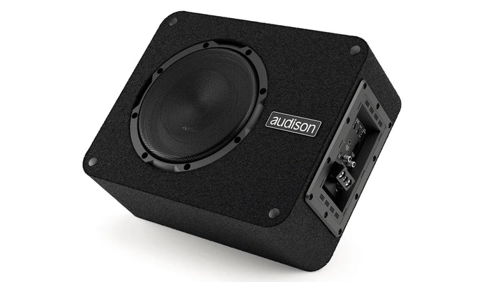 AUDISON Prima Line - 8" 500W 0.4 Ohm Active Loaded Subwoofer Box (Apbx 8 As2)