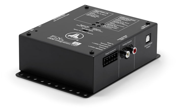 JL AUDIO Oem Integration Dsp With Automatic Time Correction &amp; Digital Eq (8-Channel Inputs/2-Channel Stereo Rca Outputs/1 Digital Optical Output) -FIX-82