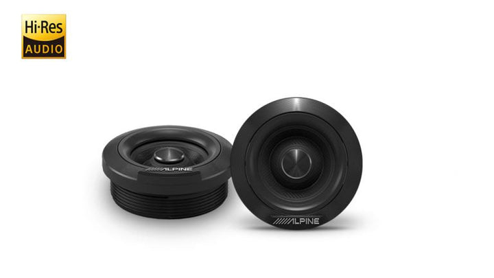 ALPINE Status Hi-Res 6-1/2 (16.5Cm) 3-Way Slim-Fit Component Speaker Set - HDZ-653S