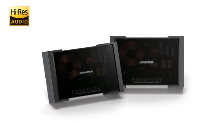 ALPINE Status Hi-Res 6-1/2 (16.5Cm) 3-Way Slim-Fit Component Speaker Set - HDZ-653S