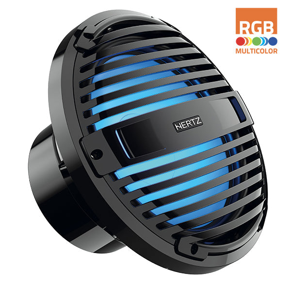 HERTZ Marine 12" 1000W 2 Ohm Svc Rgb Black Subwoofer (Hms 12 B2-Ld-C)