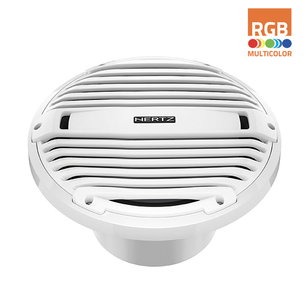 HERTZ Marine 12" 1000W 2 Ohm Svc Rgb White Subwoofer (Hms 12 B2-Ld-W)