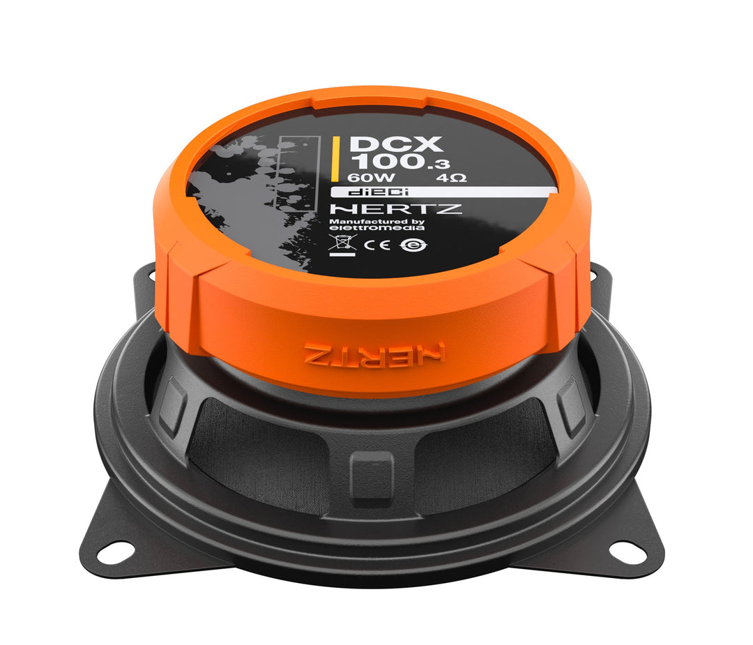 HERTZ Dieci 4" 2-Way Coaxial Speaker - Pair (Dcx 100.3)