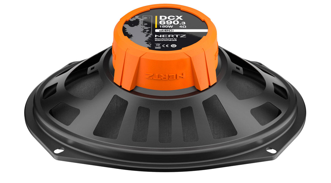 HERTZ Dieci 6X9" 3-Way Coaxial Speaker - Pair (Dcx 690.3)