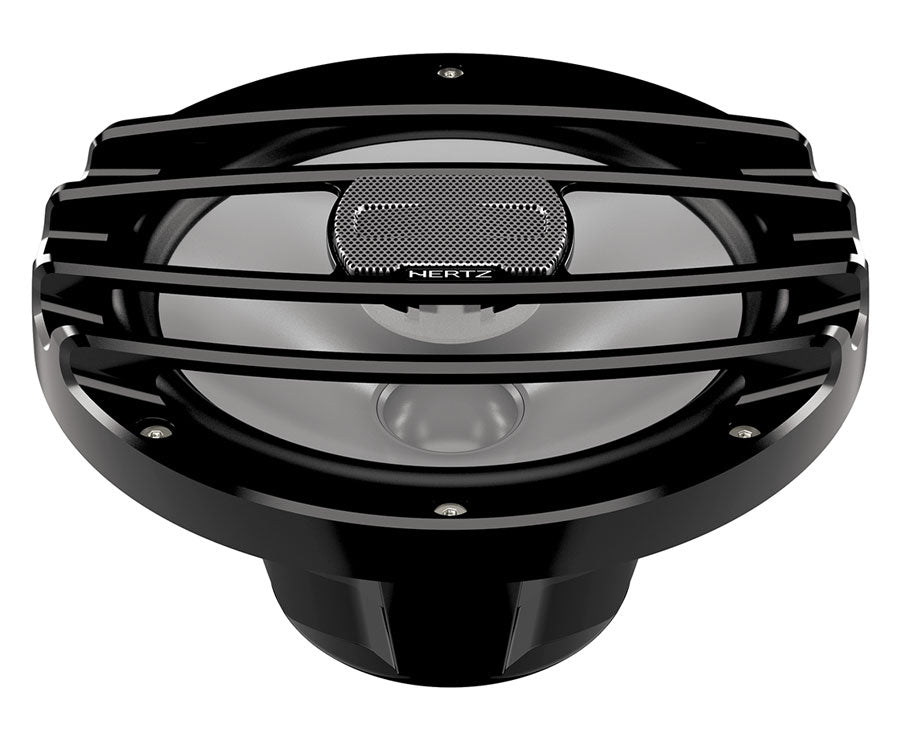 HERTZ Powersport 8" (200Mm) 2-Way Rgb Black Coaxial Speaker Pair (Hmx 8 S Ld)