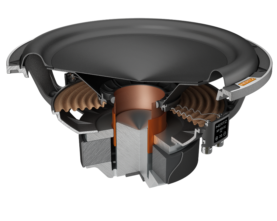 HERTZ Mille Pro 12" 1200W 2 Ohm Dvc Subwoofer (Mp 300 D2.3 Pro)