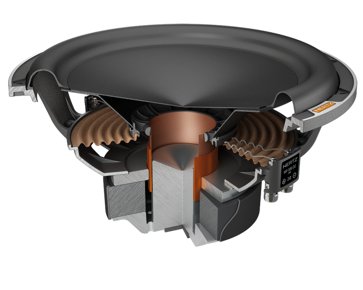 HERTZ Mille Pro 12" 1200W 2 Ohm Dvc Subwoofer (Mp 300 D2.3 Pro)