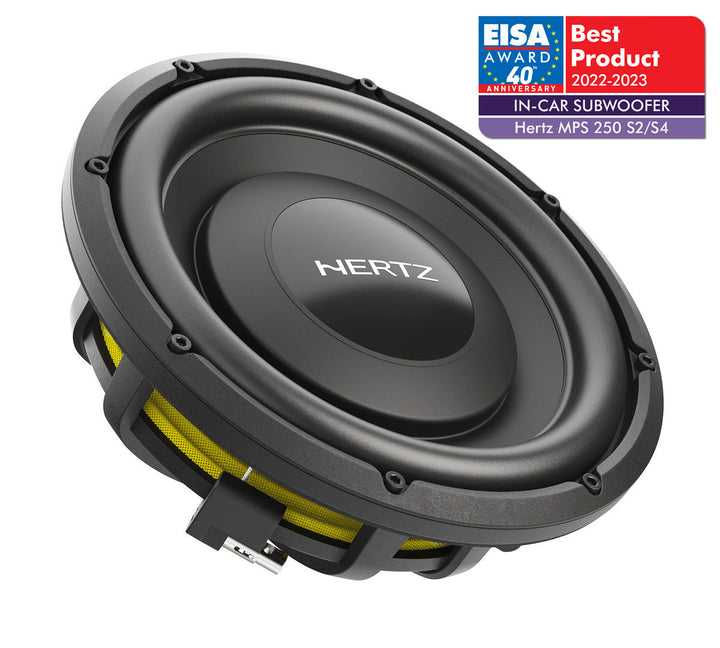 HERTZ Mille Pro 10" 1000W 4 Ohm Svc Shallow Subwoofer (Mps 250 S4)