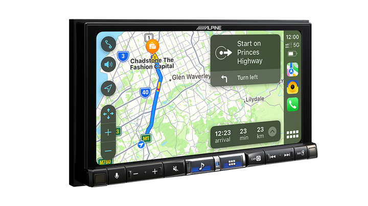 ALPINE 7” High-Res Audio Receiver with Wireless Apple CarPlay / Wireless Android Auto / HDMI / USB / Dual Camera / Bluetooth / Hi-Res Audio Wireless // DAB+-iLX-507A