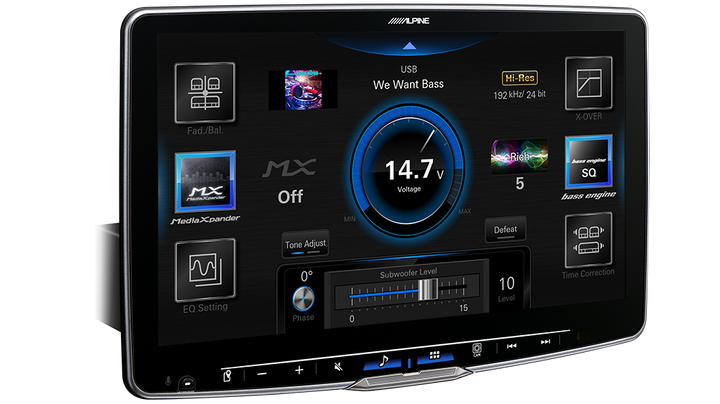 ALPINE Halo11 11” High-Res Audio Receiver with Wireless Apple CarPlay / Wireless Android Auto / HDMI / USB / Dual Camera / Bluetooth / Hi-Res Audio Wireless // DAB+ Suitable for Isuzu D-MAX (2020)-iLX-F511A D-MAX