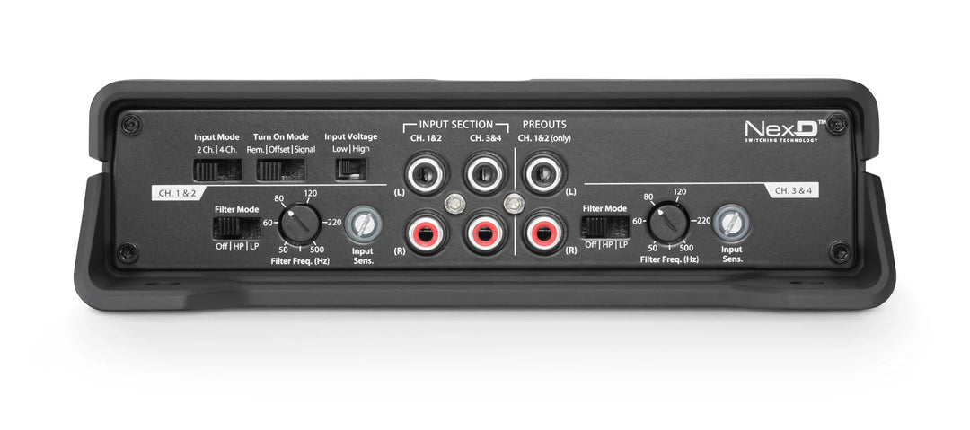 JL AUDIO Jd400/4 400W Rms Jd Series Class-D 4-Channel Amplifier -JD400/4