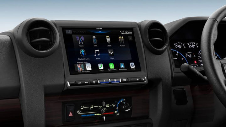 ALPINE I905 For Toyota Landcruiser 70 Series 9 Integrated Hi-Res Audio Receiver With Wireless Apple Carplay - I905-LC70