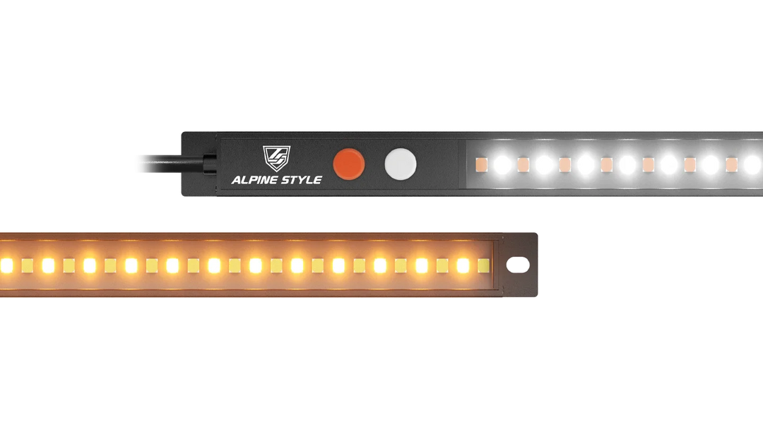 ALPINE 30CM LED Amber/White Camping Light -LXR-CL30