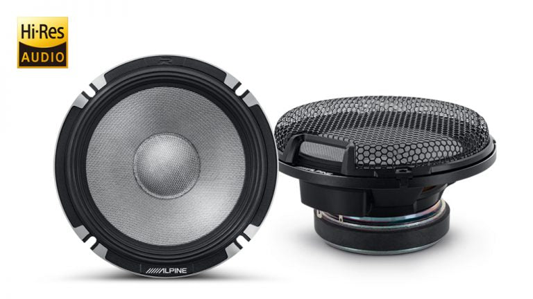 ALPINE Next-Generation 6-1/2 (16.5Cm) 2-Way Component Pro Edition Speakers - R2-S652