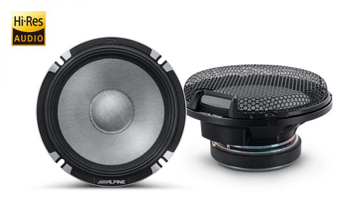 ALPINE Next-Generation 6-1/2 (16.5Cm) 2-Way Component Pro Edition Speakers - R2-S652