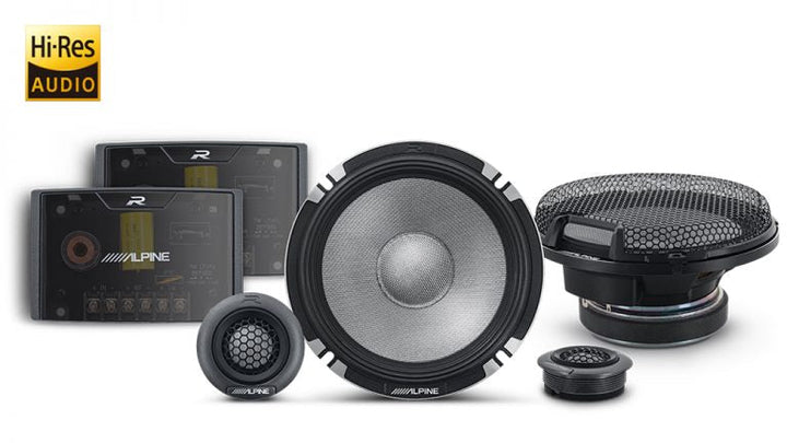 ALPINE Next-Generation 6-1/2 (16.5Cm) 2-Way Component Pro Edition Speakers - R2-S652