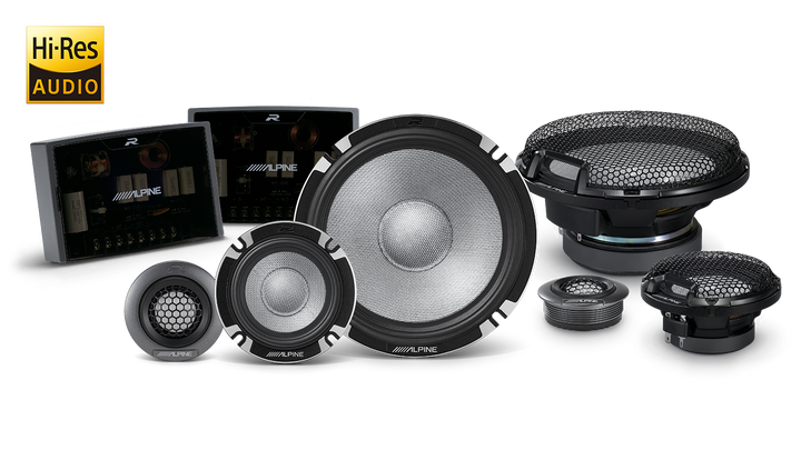 ALPINE R2-S653 Next-Generation 6-1/2 (16.5cm)  3-Way Component PRO Edition Speakers