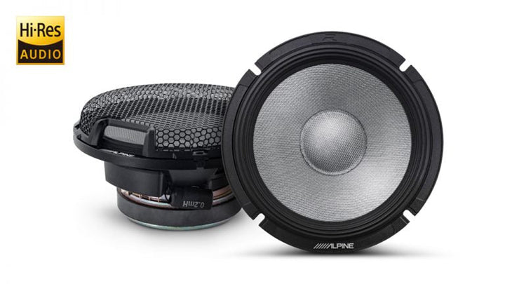 ALPINE R-Series 6.5" (16.5cm) 2-Way Component Speakers – High Performance Audio – R2-S65C