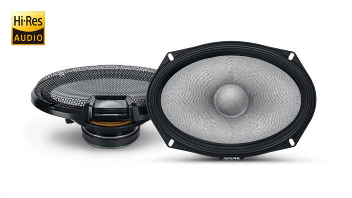 ALPINE Next-Generation 6X9(16 X 24Cm) Component 2-Way R-Series Speakers - R2-S69C