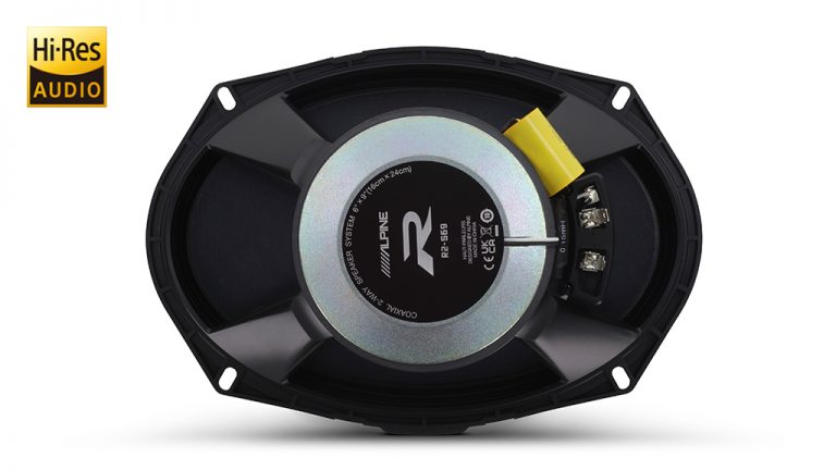 ALPINE Next-Generation 6X9 (16Cm X 24Cm) 2-Way Coaxial R-Series Speakers - R2-S69