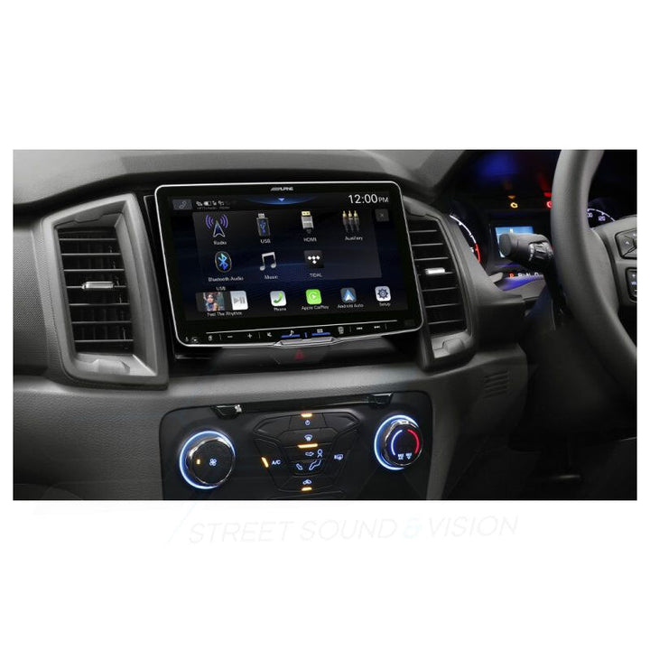 ALPINE Halo9 9” High-Res Audio Receiver with Wireless Apple CarPlay / Wireless Android Auto / HDMI / USB / Dual Camera / Bluetooth / Hi-Res Audio Wireless // DAB+ Suitable for Ford Ranger PX II/III-iLX-F509A Ranger