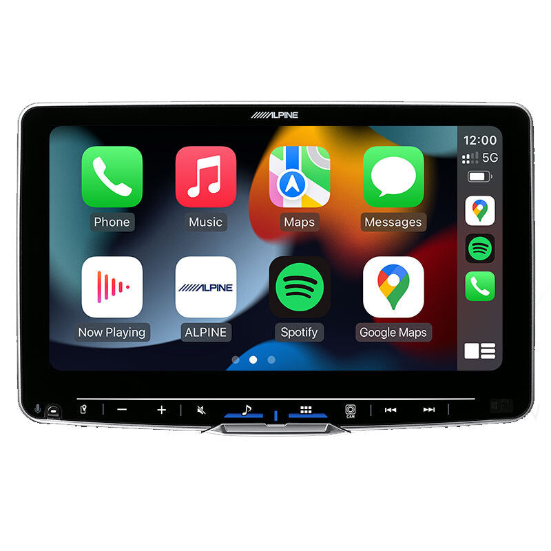 ALPINE Halo9 9” High-Res Audio Receiver with Wireless Apple CarPlay / Wireless Android Auto / HDMI / USB / Dual Camera / Bluetooth / Hi-Res Audio Wireless // DAB+ Suitable for Ford Ranger PX II/III-iLX-F509A Ranger