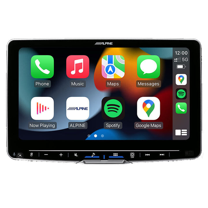 ALPINE Halo9 9” High-Res Audio Receiver with Wireless Apple CarPlay / Wireless Android Auto / HDMI / USB / Dual Camera / Bluetooth / Hi-Res Audio Wireless // DAB+ Suitable for Ford Ranger PX II/III-iLX-F509A Ranger