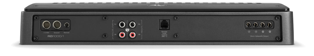 JL AUDIO Monoblock Class D Subwoofer Amplifier, 1000 W X 1 @ 2 Ω / 600 W X 1 @ 4 Ω – 14.4V -RD1000/1