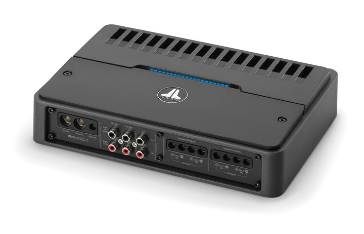 JL AUDIO 4-Channel Class D Full Range Amplifier, 100 W X 4 @ 2 Ω / 75 W X 4 @ 4 Ω – 14.4V -RD400/4