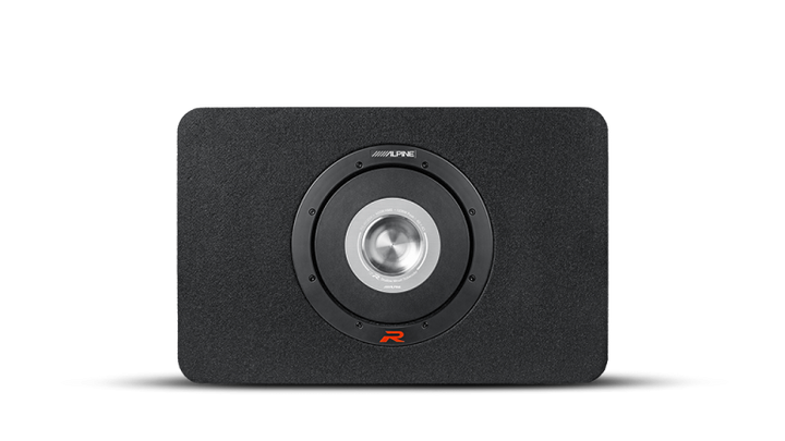ALPINE R-Series 10" Shallow Profile Enclosure 2 Ohm Subwoofer RS-SB10
