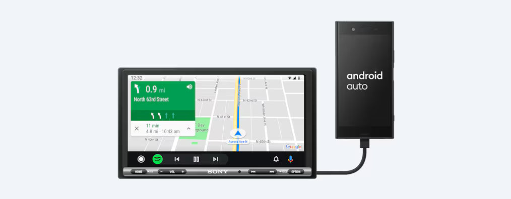 SONY 6.95” (17.6 Cm) Carplay/ Android Auto Media Receiver - XAV-AX3200