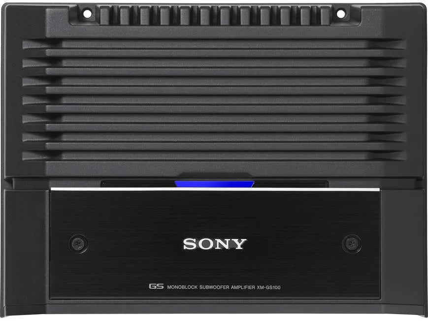 SONY Mono subwoofer amplifier  600 watts RMS x 1 at 2 ohms - XMGS100