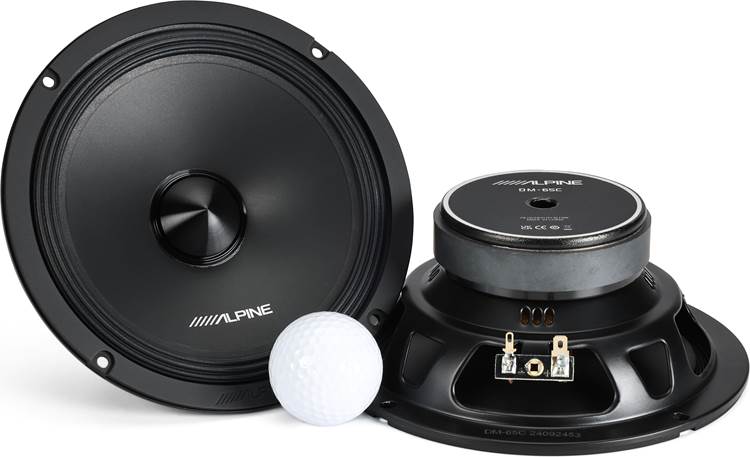 ALPINE Dm-Series 50Rms Coaxial Speaker ( No Grilles ) - DM-65