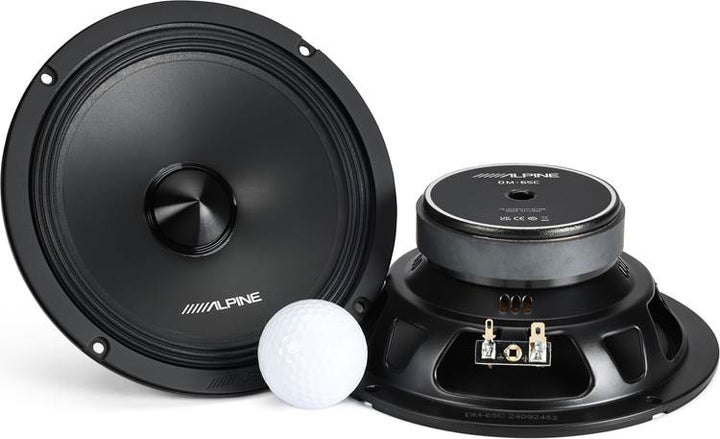ALPINE Dm-Series 50Rms Coaxial Speaker ( No Grilles ) - DM-65