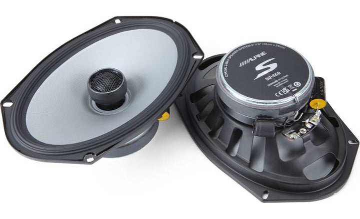 ALPINE S2-Series 6" X 9" 2 Way Coaxial Speakers - S2-S69
