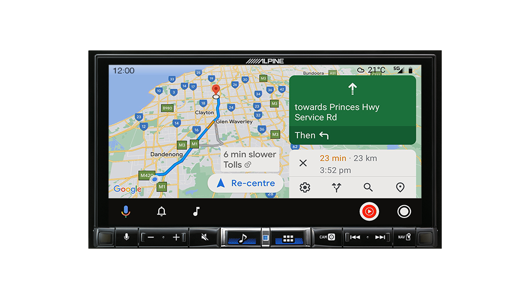 ALPINE 7” High-Res Audio Receiver with Wireless Apple CarPlay / Wireless Android Auto / HDMI / USB / Dual Camera / Bluetooth / Hi-Res Audio Wireless // DAB+-iLX-507A