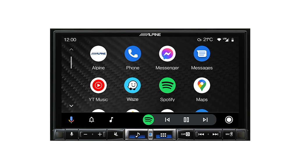 ALPINE 7” High-Res Audio Receiver with Wireless Apple CarPlay / Wireless Android Auto / HDMI / USB / Dual Camera / Bluetooth / Hi-Res Audio Wireless // DAB+ – Suitable for VE Commodore Series-1 Commodore-VES1G4-507A