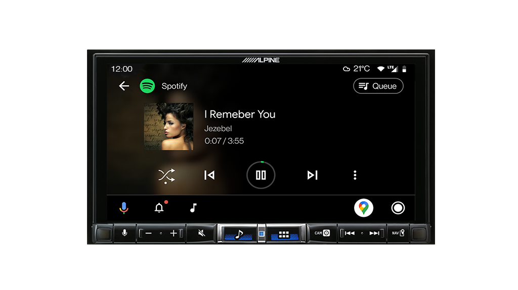 ALPINE 7” High-Res Audio Receiver with Wireless Apple CarPlay / Wireless Android Auto / HDMI / USB / Dual Camera / Bluetooth / Hi-Res Audio Wireless // DAB+ – Suitable for VE Commodore Series-1 Commodore-VES1G4-507A