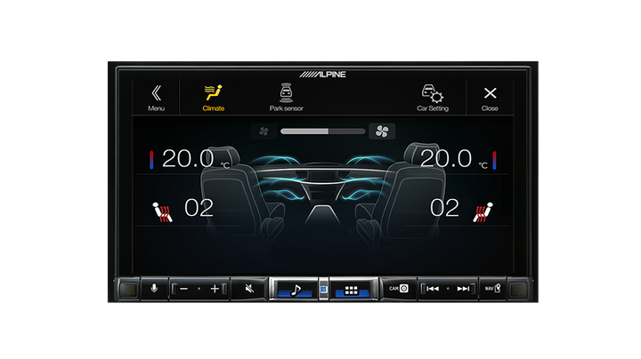 ALPINE 7” High-Res Audio Receiver with Wireless Apple CarPlay / Wireless Android Auto / HDMI / USB / Dual Camera / Bluetooth / Hi-Res Audio Wireless // DAB+ – Suitable for VE Commodore Series-1 Commodore-VES1G4-507A