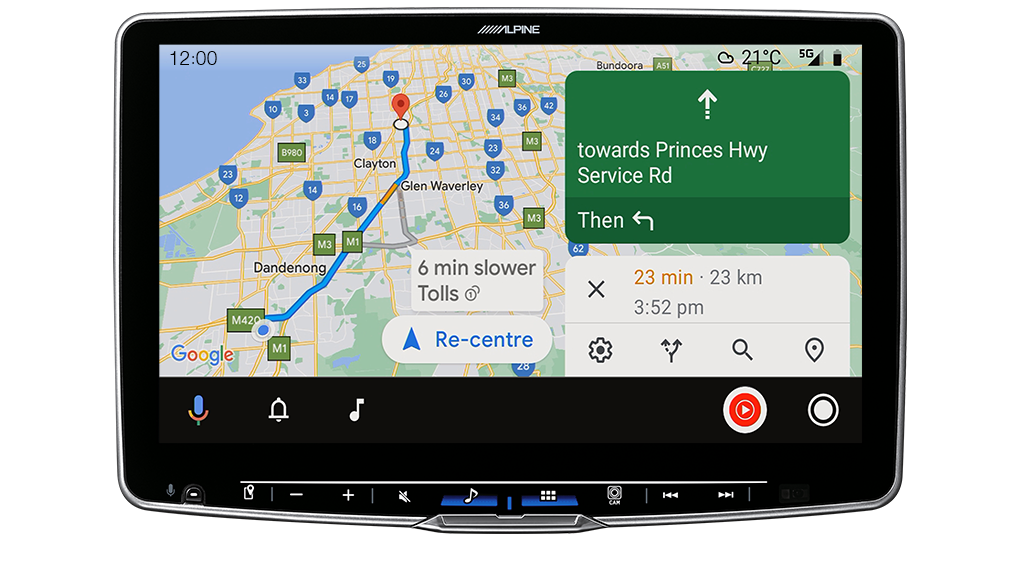 ALPINE Halo11 11” High-Res Audio Receiver with Wireless Apple CarPlay / Wireless Android Auto / HDMI / USB / Dual Camera / Bluetooth / Hi-Res Audio Wireless // DAB+-VES1G4-F511A