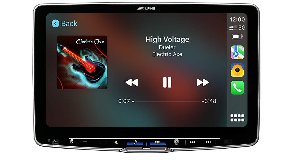 ALPINE Halo11 11” High-Res Audio Receiver with Wireless Apple CarPlay / Wireless Android Auto / HDMI / USB / Dual Camera / Bluetooth / Hi-Res Audio Wireless // DAB+ Suitable for Toyota Hilux N80 1st &amp; 2nd Gen (2015-2020)-iLX-F511A Hilux