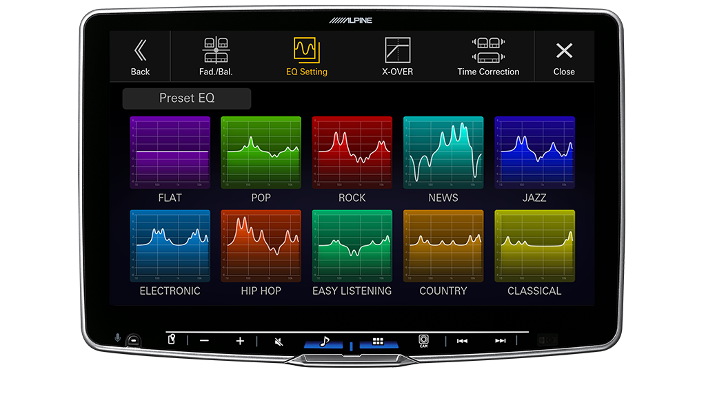 ALPINE Halo11 11” High-Res Audio Receiver with Wireless Apple CarPlay / Wireless Android Auto / HDMI / USB / Dual Camera / Bluetooth / Hi-Res Audio Wireless // DAB+ Suitable for Toyota Hilux N80 1st &amp; 2nd Gen (2015-2020)-iLX-F511A Hilux