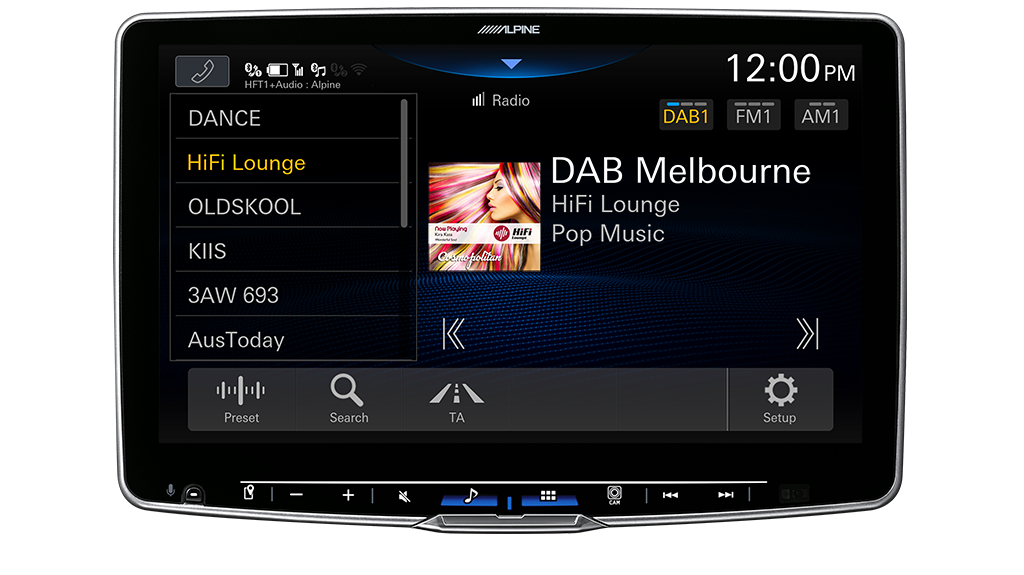 ALPINE Halo11 11” High-Res Audio Receiver with Wireless Apple CarPlay / Wireless Android Auto / HDMI / USB / Dual Camera / Bluetooth / Hi-Res Audio Wireless // DAB+ Suitable for Toyota Hilux N80 1st &amp; 2nd Gen (2015-2020)-iLX-F511A Hilux