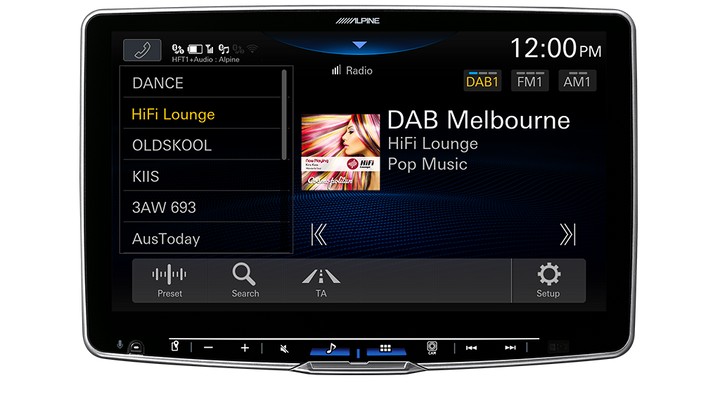 ALPINE Halo11 11” High-Res Audio Receiver with Wireless Apple CarPlay / Wireless Android Auto / HDMI / USB / Dual Camera / Bluetooth / Hi-Res Audio Wireless // DAB+ Suitable for Isuzu D-MAX (2020)-iLX-F511A D-MAX